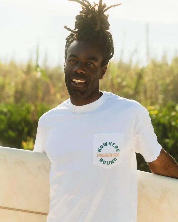Passenger Tops Men Cabin Recycled Relaxed Fit TShirt White White