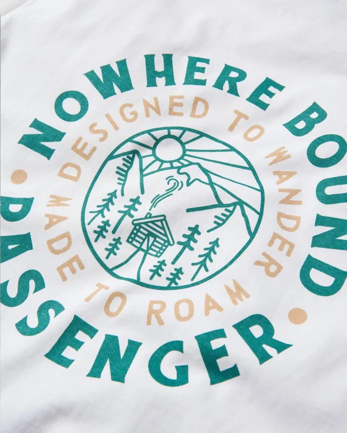 Passenger Tops Men Cabin Recycled Relaxed Fit TShirt White White