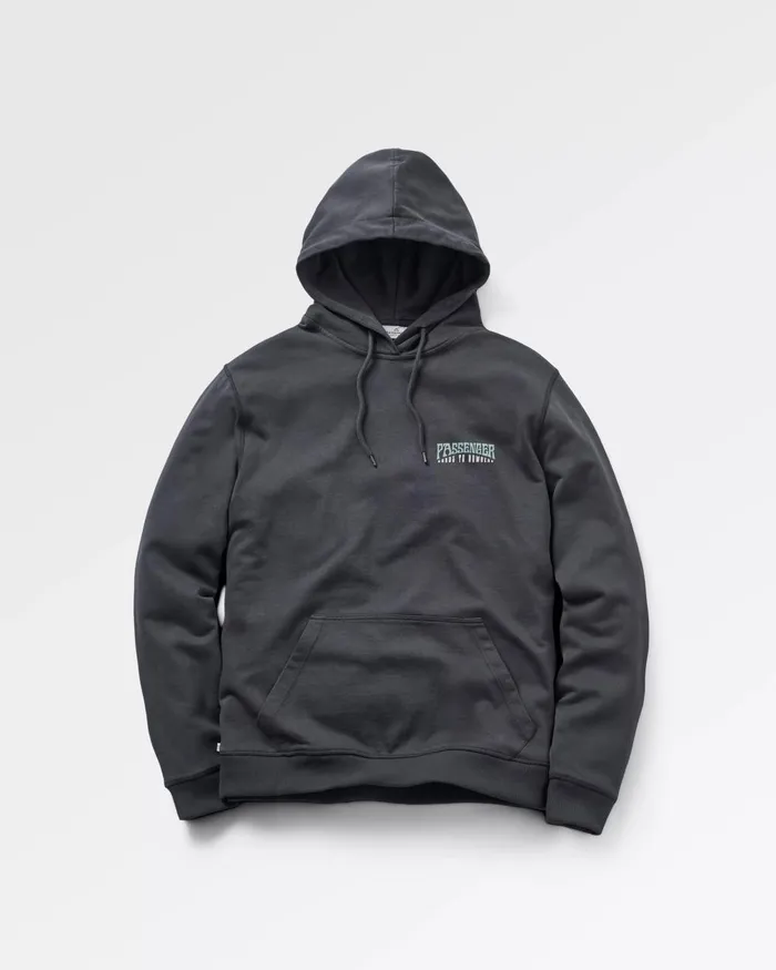Passenger Tops Men Decade Recycled Cotton Hoodie Black Black