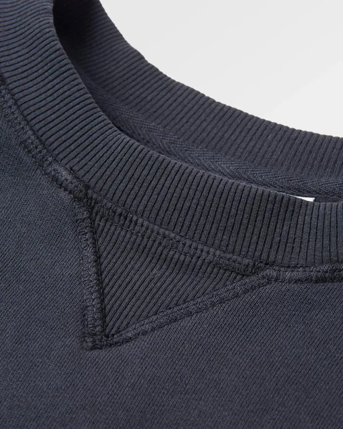Passenger Tops Men Heritage Recycled Cotton Sweatshirt Black Black
