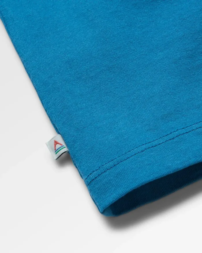 Passenger Tops Men Heritage Recycled Relaxed Fit LS TShirt Blue Steel Blue Steel