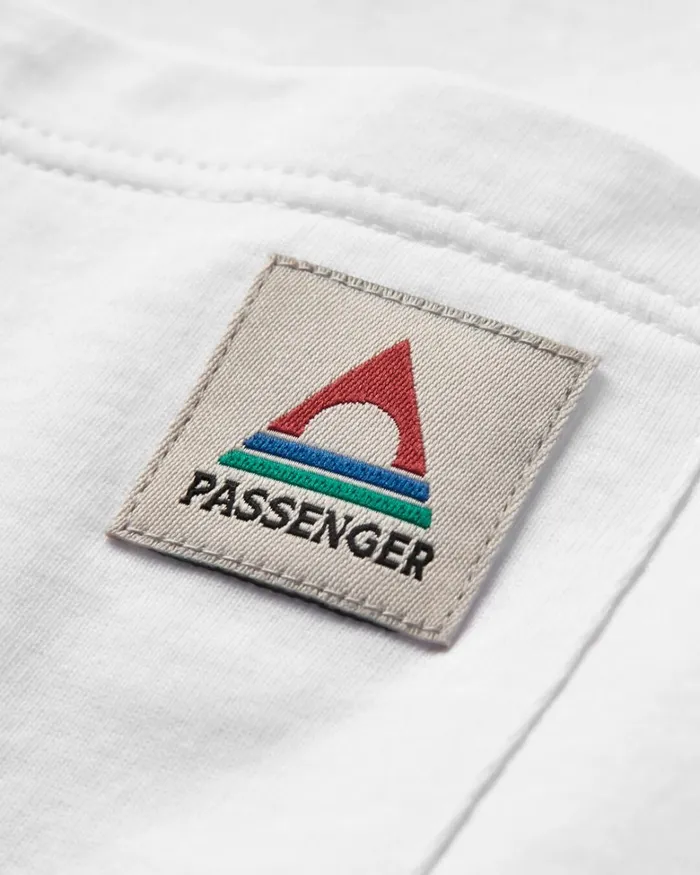 Passenger Tops Men Heritage Recycled Relaxed Fit TShirt White White