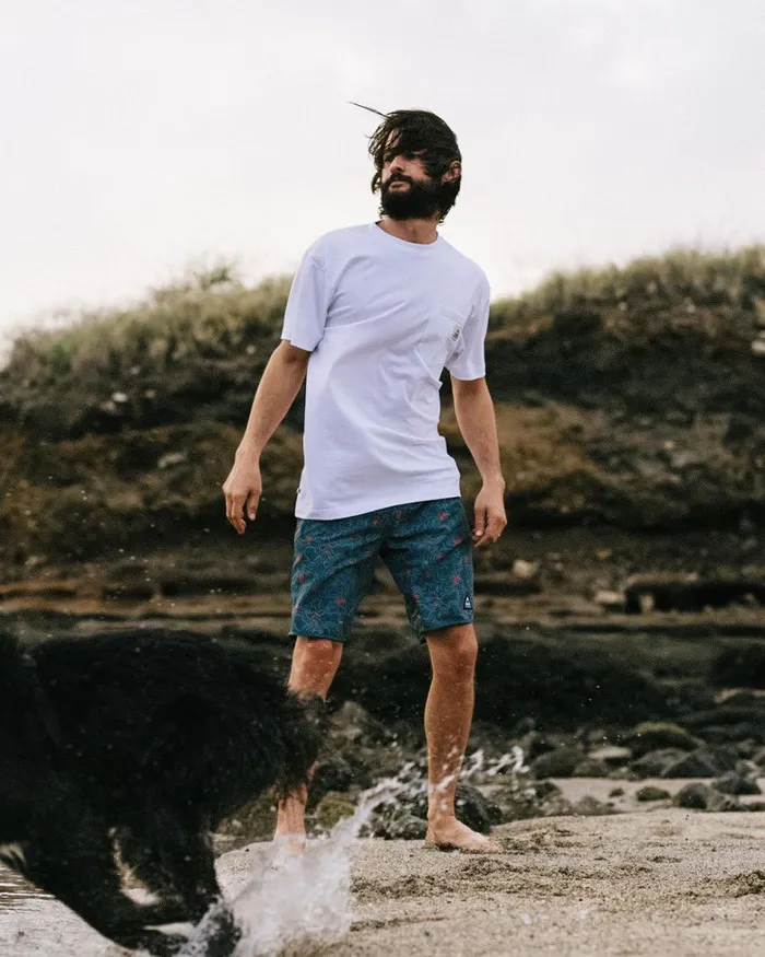 Passenger Tops Men Heritage Recycled Relaxed Fit TShirt White White