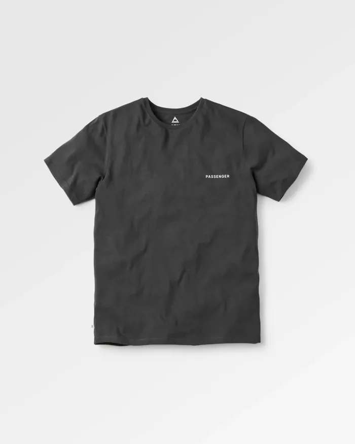 Passenger Tops Men Made To Roam Recycled Cotton TShirt Black Black