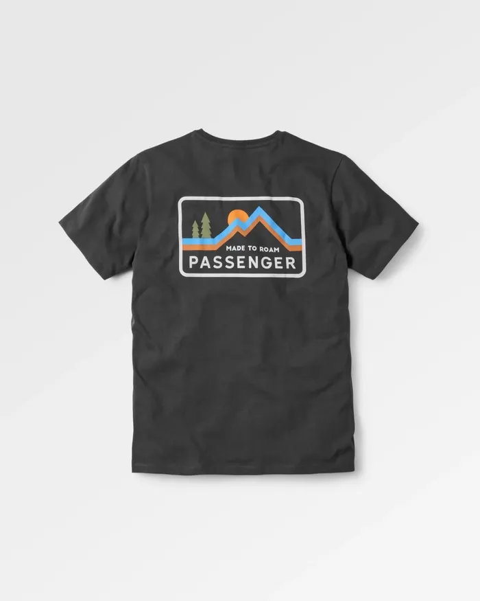 Passenger Tops Men Made To Roam Recycled Cotton TShirt Black Black
