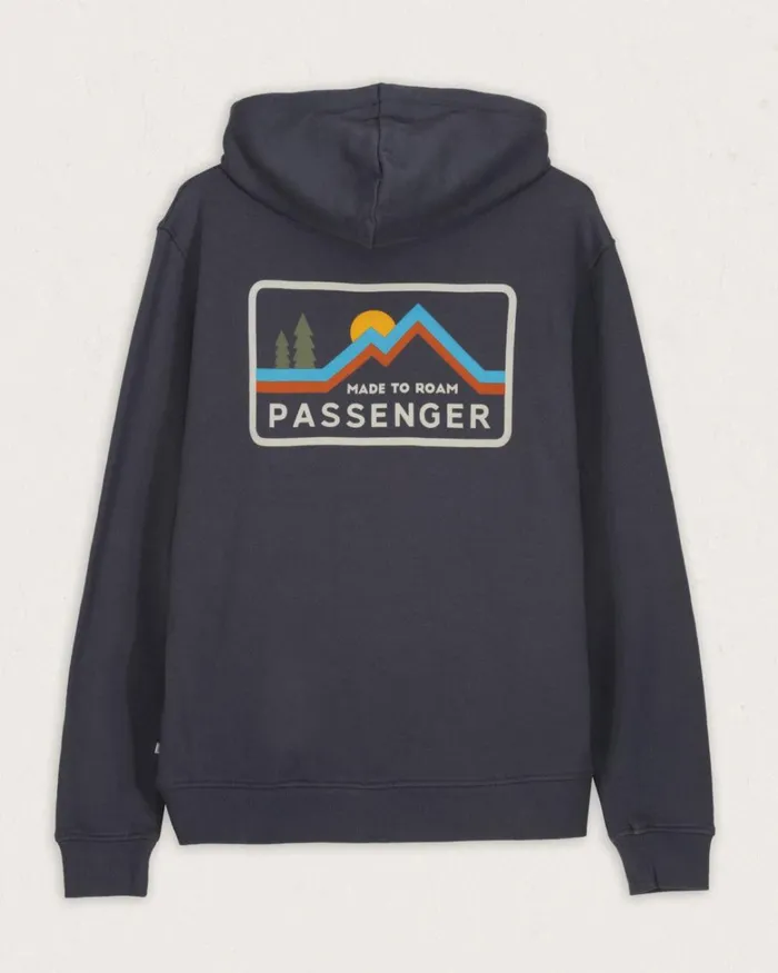 Passenger Tops Men Made To Roam Recycled Hoodie Faded Black Faded Black
