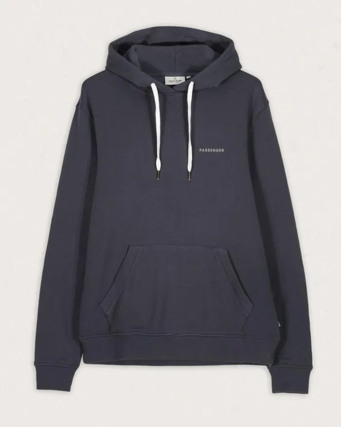 Passenger Tops Men Made To Roam Recycled Hoodie Faded Black Faded Black