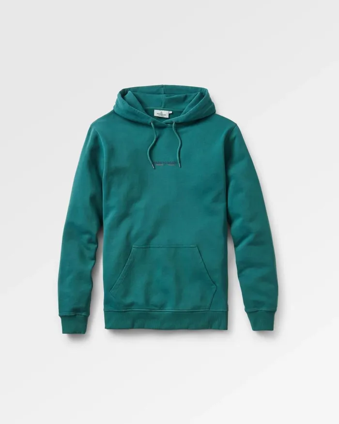 Passenger Tops Men Pace Recycled Cotton Hoodie Deep Ocean Deep Ocean