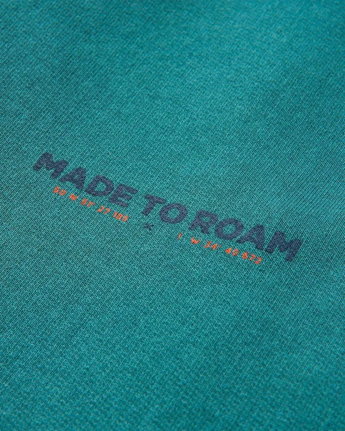 Passenger Tops Men Pace Recycled Cotton Hoodie Deep Ocean Deep Ocean
