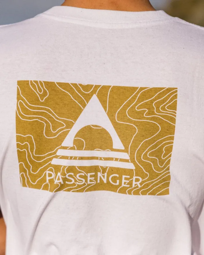 Passenger Tops Men Purpose Recycled Relaxed Fit TShirt White White