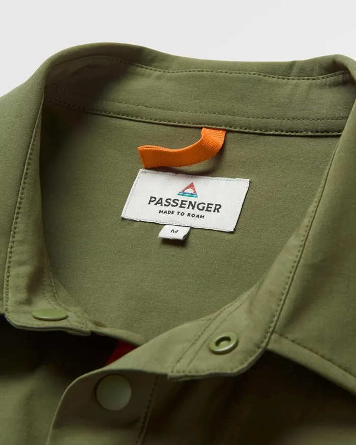 Passenger Tops Men Traveller Stretch Shirt Khaki Khaki