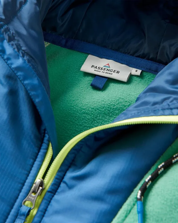 Passenger Tops Women Alexander Recycled Polar Hooded Fleece Green Spruce Green Spruce