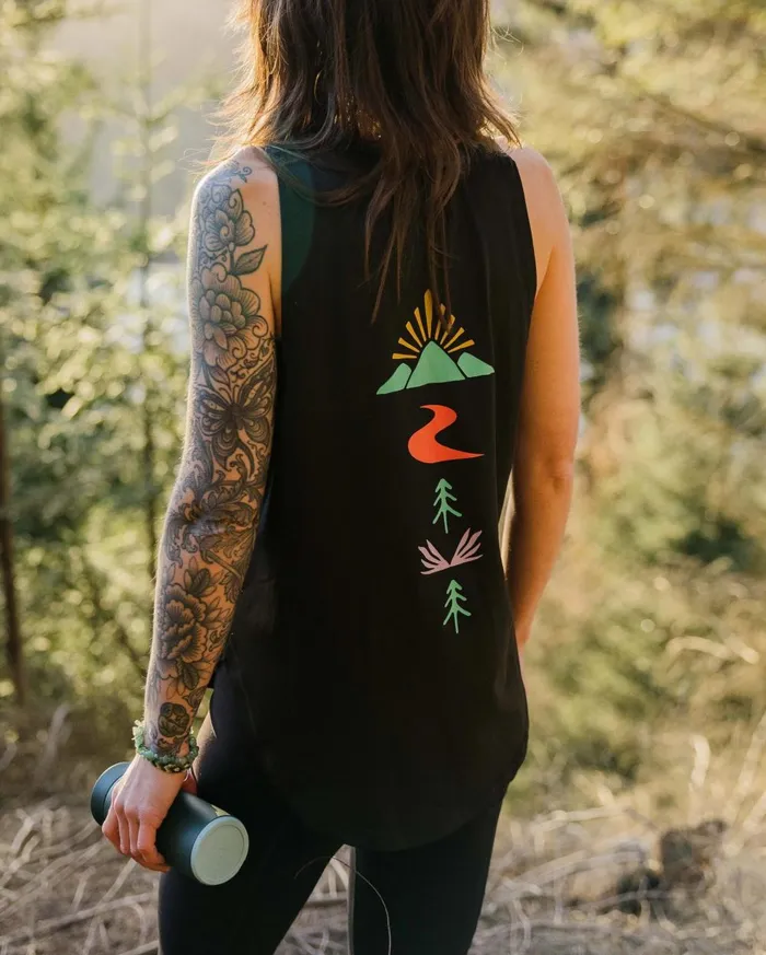 Passenger Tops Women Breezy Recycled Active Vest Black Black