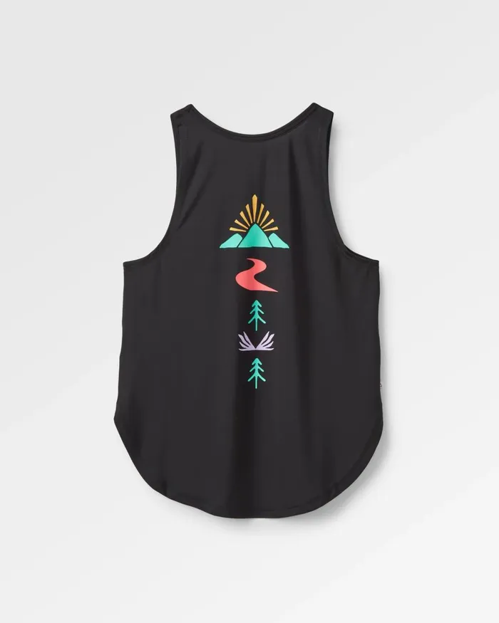 Passenger Tops Women Breezy Recycled Active Vest Black Black