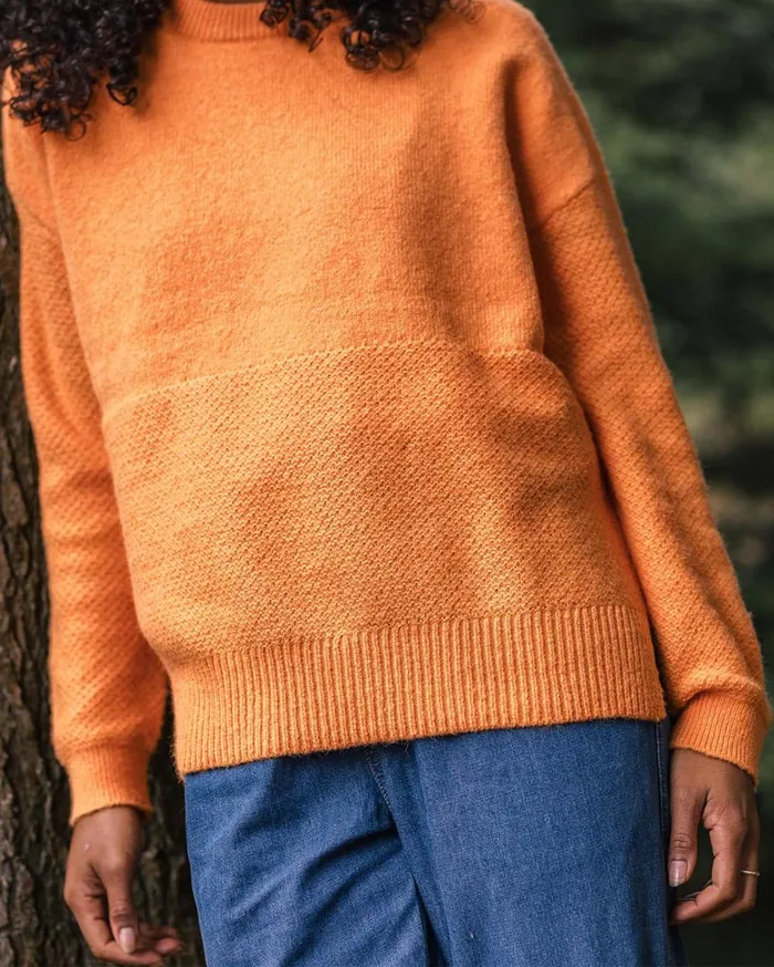 Passenger Tops Women Cove Recycled Knitted Jumper Apricot Apricot