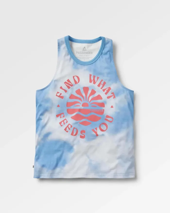 Passenger Tops Women Discovery Vest Tie Dye Cornflower Tie Dye Cornflower