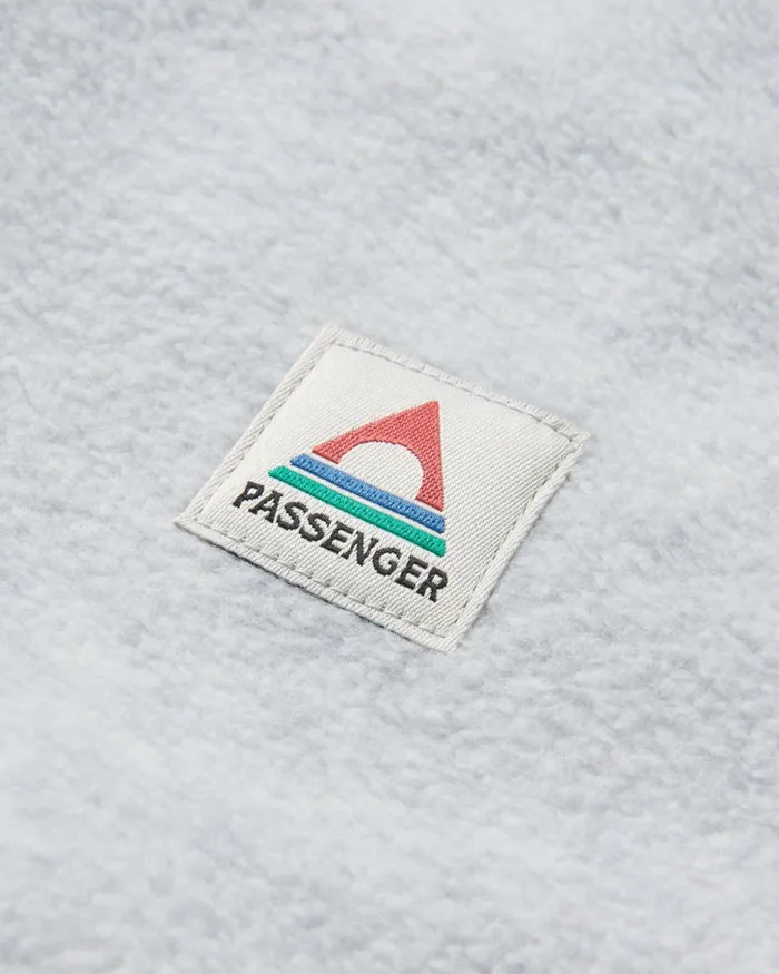 Passenger Tops Women Folksy Recycled Polar Fleece Grey Marl Grey Marl