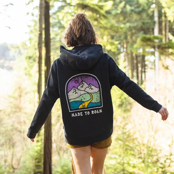 Passenger Tops Women Friday Collective Recycled Cotton Hoodie Black Black
