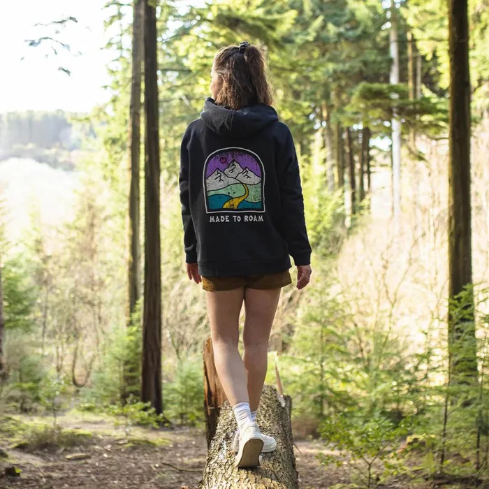 Passenger Tops Women Friday Collective Recycled Cotton Hoodie Black Black