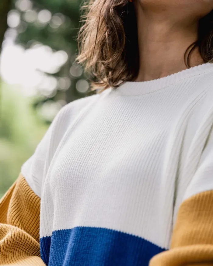 Passenger Tops Women Gondwana Organic Oversized Knitted Jumper True Blue True Blue