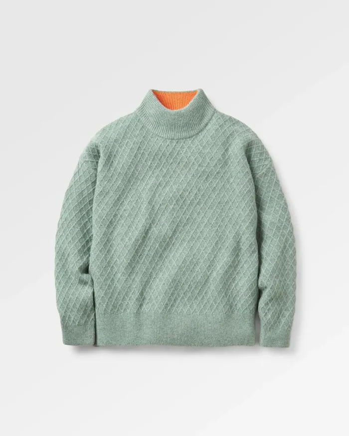 Passenger Tops Women Hinterland Recycled Knitted Jumper Pistachio Pistachio