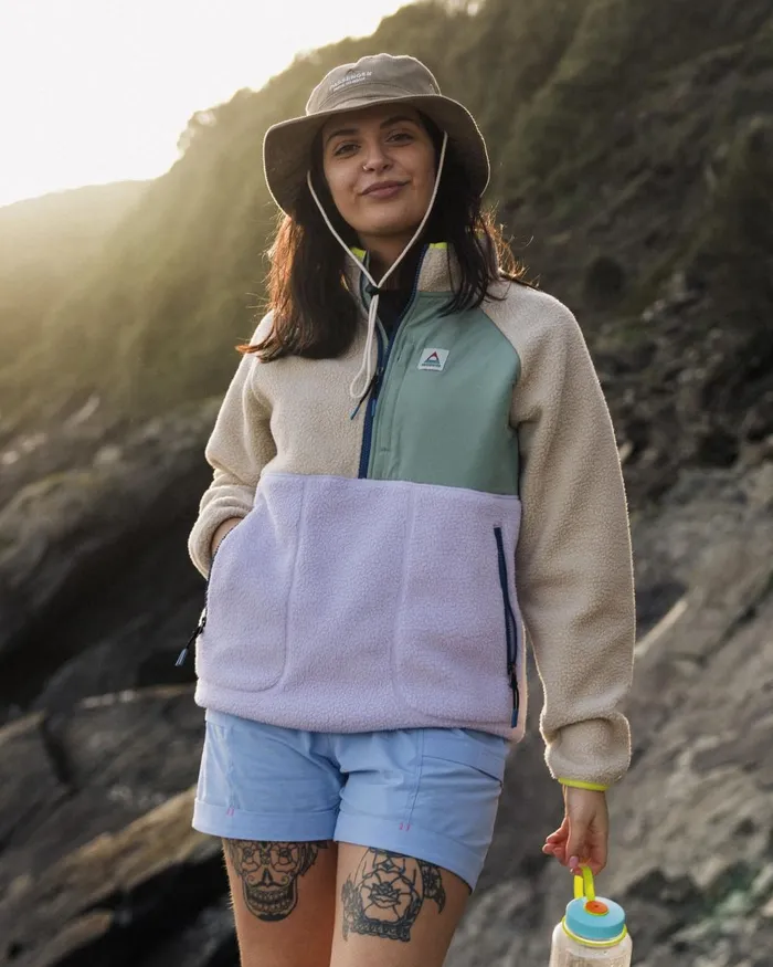 Passenger Tops Women Home 20 Recycled Sherpa Fleece Lilac Mist Lilac Mist