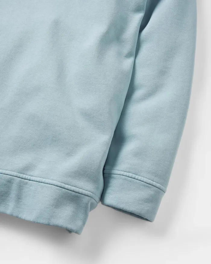 Passenger Tops Women Outlook Recycled Cotton Hoodie Blue Fog Blue Fog