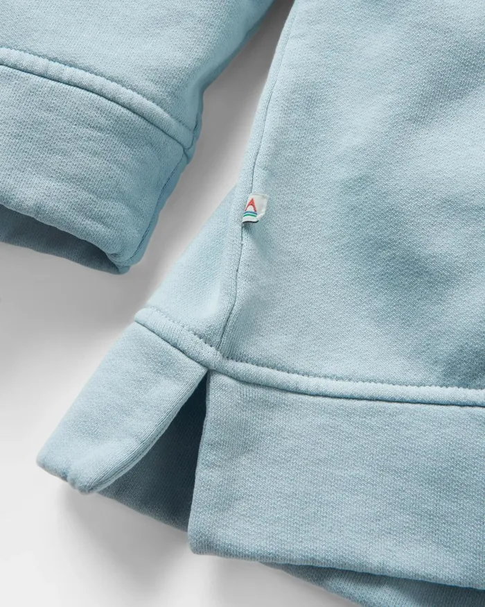 Passenger Tops Women Outlook Recycled Cotton Hoodie Blue Fog Blue Fog