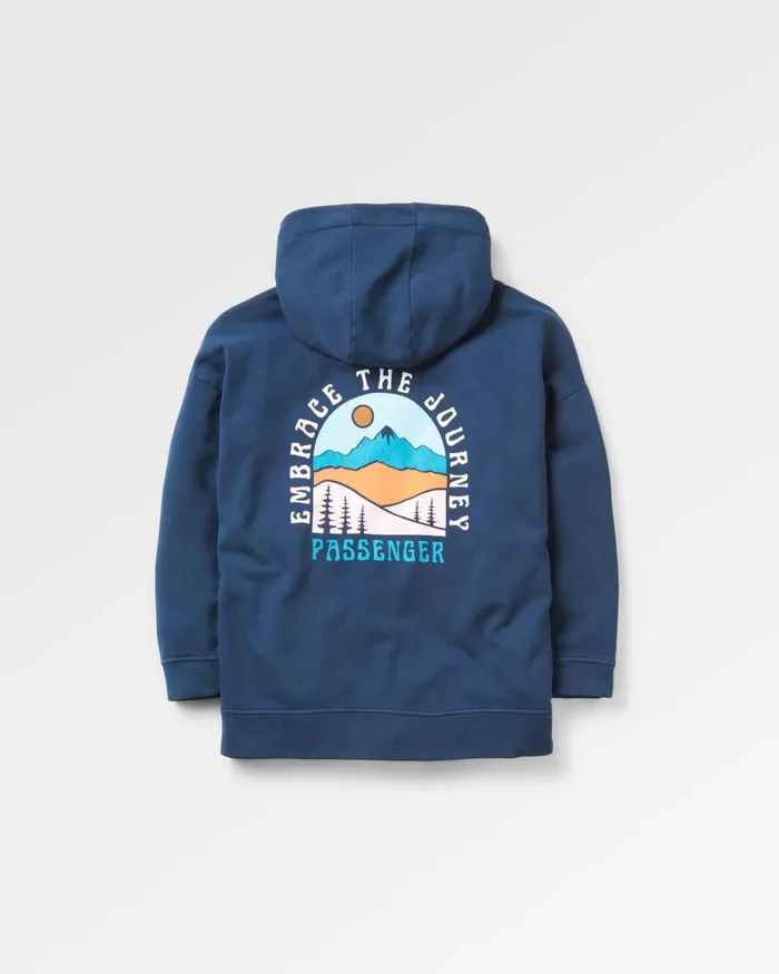 Passenger Tops Women Outlook Recycled Cotton Hoodie Rich Navy Rich Navy