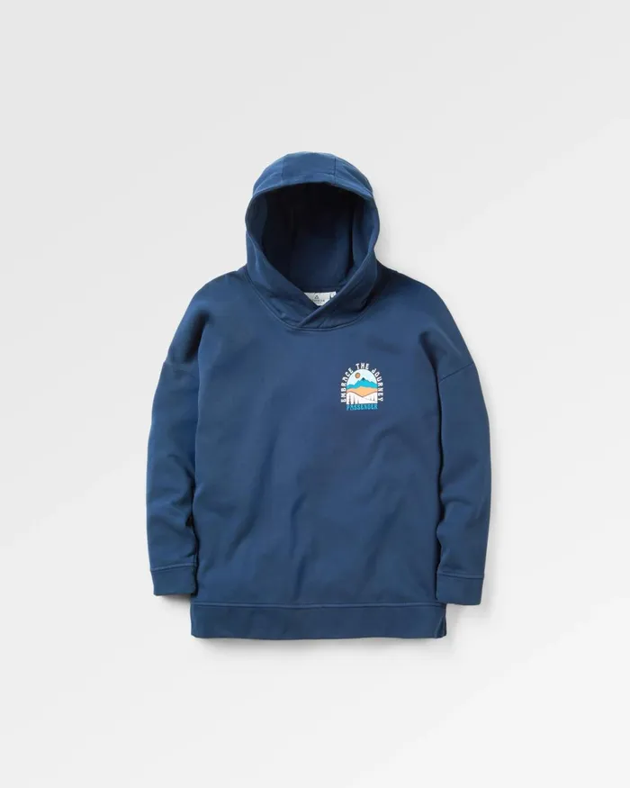 Passenger Tops Women Outlook Recycled Cotton Hoodie Rich Navy Rich Navy