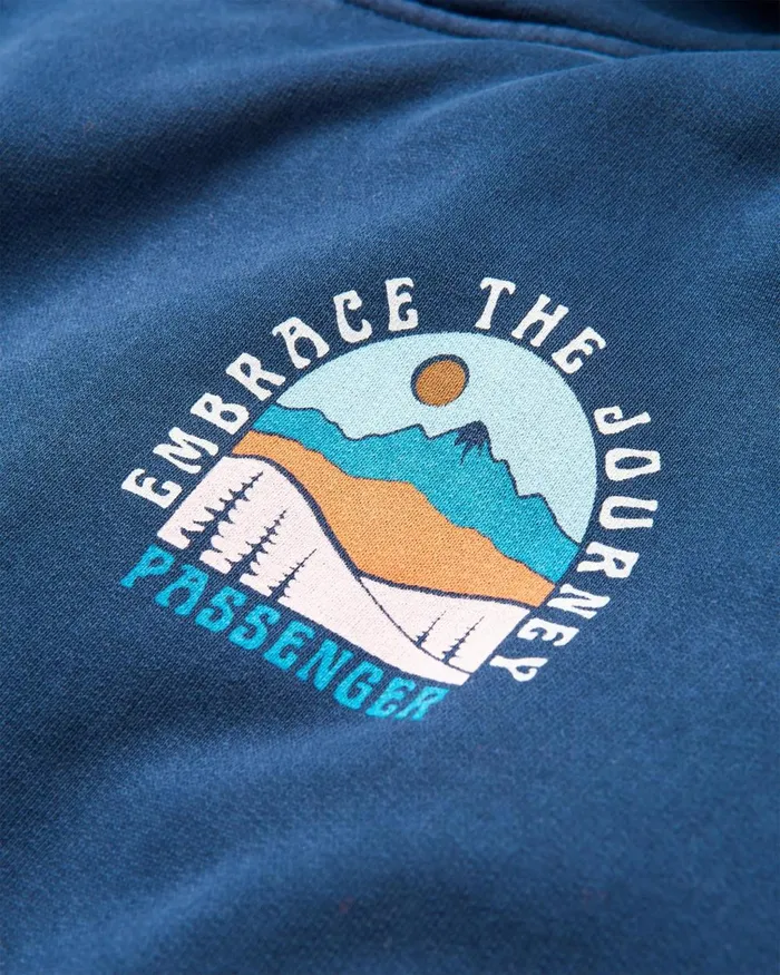 Passenger Tops Women Outlook Recycled Cotton Hoodie Rich Navy Rich Navy