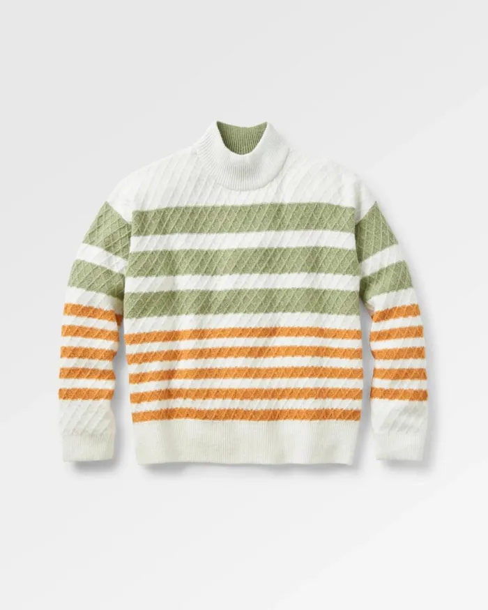 Passenger Tops Women Ramble Recycled Knitted Jumper Off White Off White