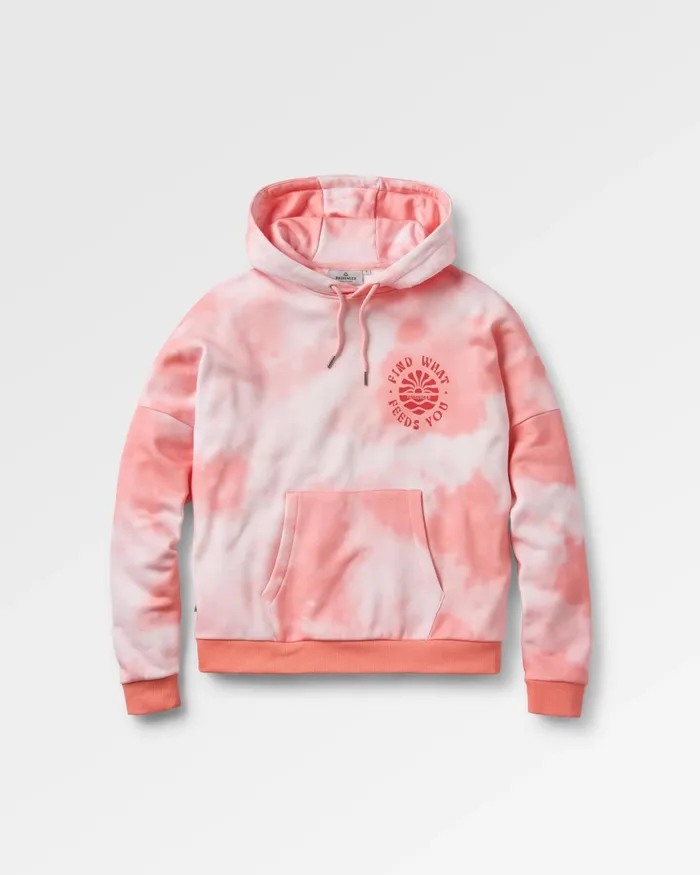 Passenger Tops Women Rediscover Printed Hoodie Tie Dye Shell Pink Tie Dye Shell Pink