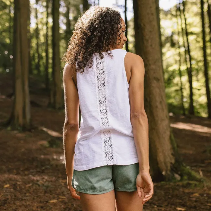 Passenger Tops Women Rivergate Recycled Cotton Top White White