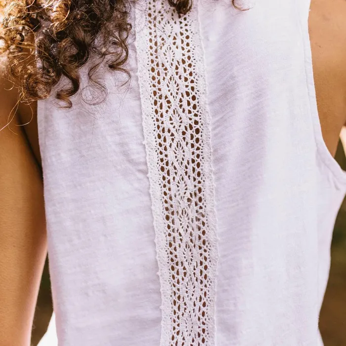 Passenger Tops Women Rivergate Recycled Cotton Top White White