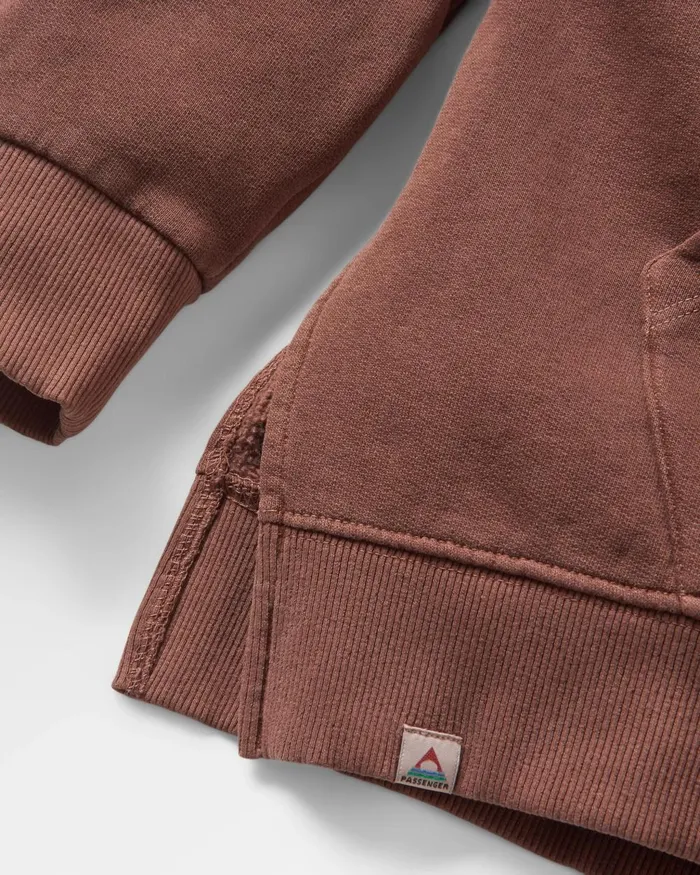 Passenger Tops Women Rooted In Nature Hoodie Chestnut Chestnut