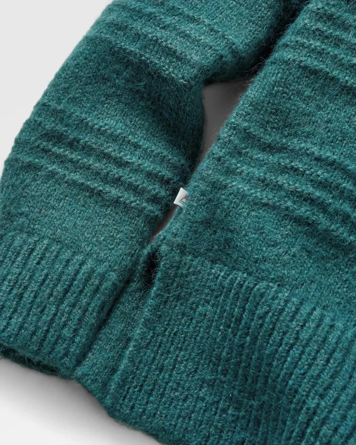Passenger Tops Women Snug Recycled Polo Neck Knitted Jumper Mediterranean Mediterranean
