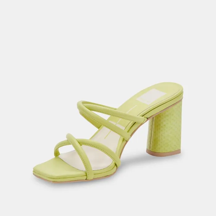 Patsi Heels Light Green Leather Women Dolce Vita Heels