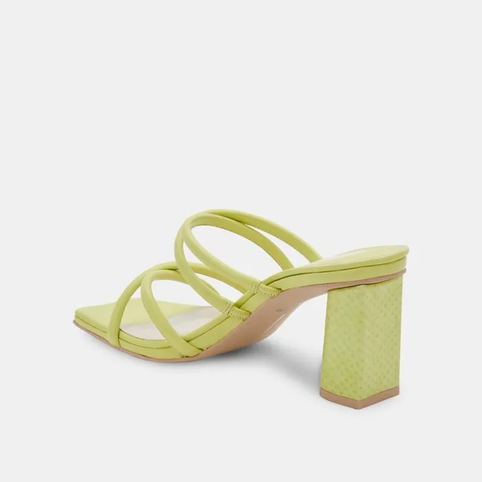 Patsi Heels Light Green Leather Women Dolce Vita Heels
