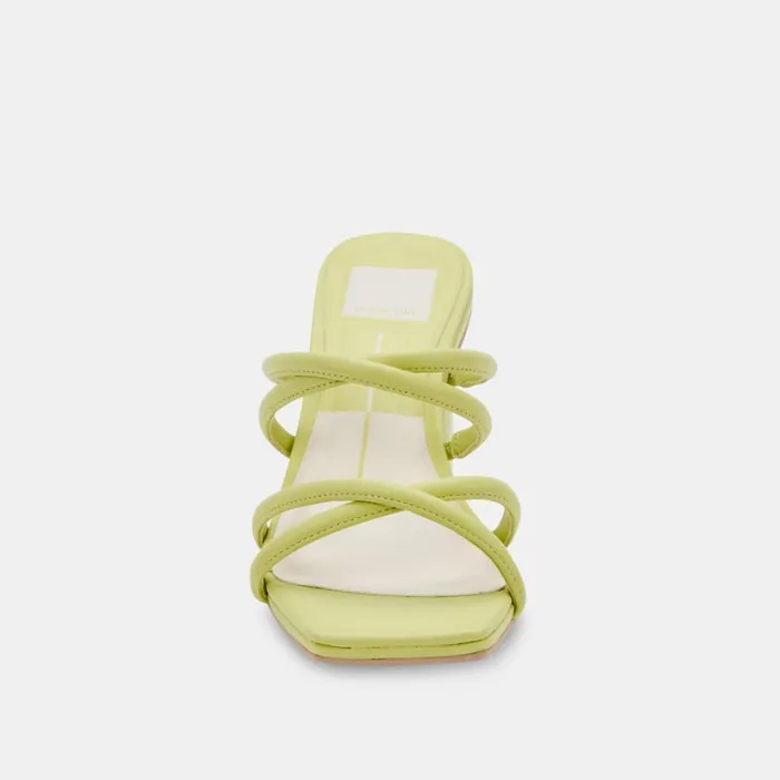 Patsi Heels Light Green Leather Women Dolce Vita Heels