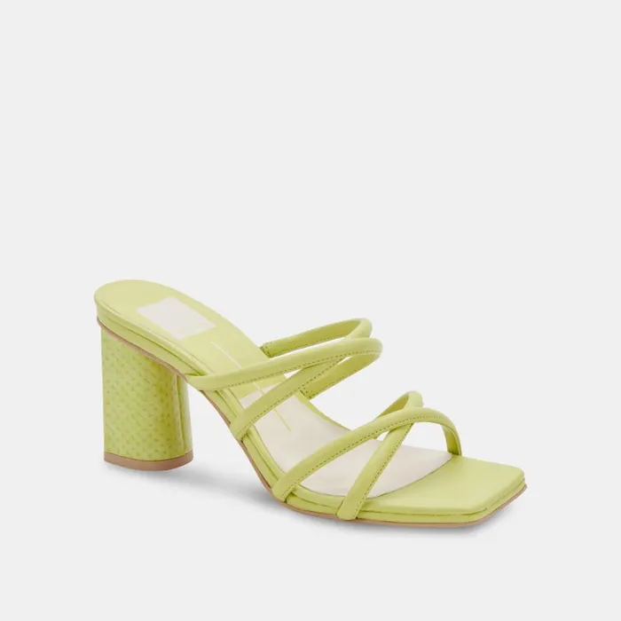 Patsi Heels Light Green Leather Women Dolce Vita Heels