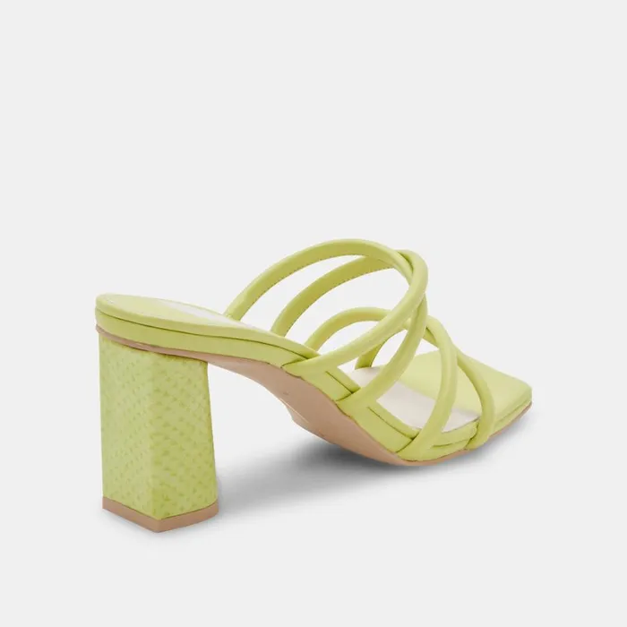 Patsi Heels Light Green Leather Women Dolce Vita Heels
