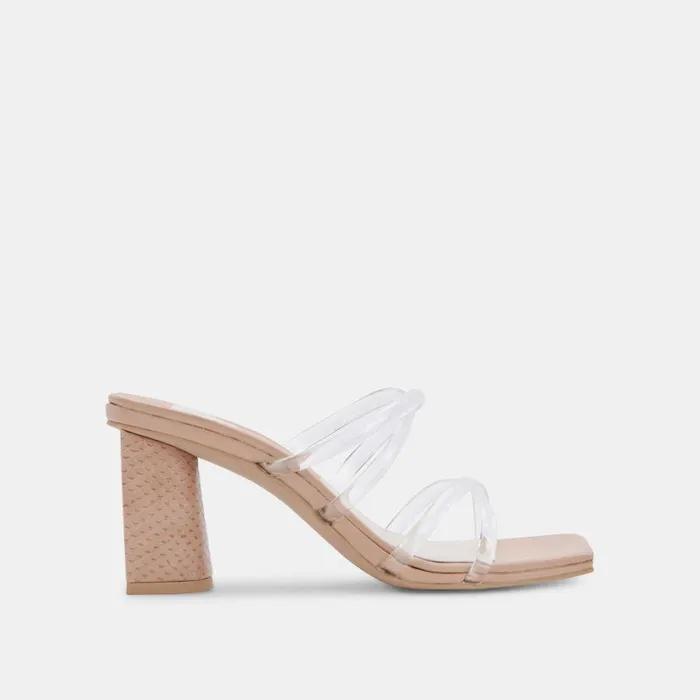 Patsi Wide Heels Crystal Vinyl Women Dolce Vita Heels