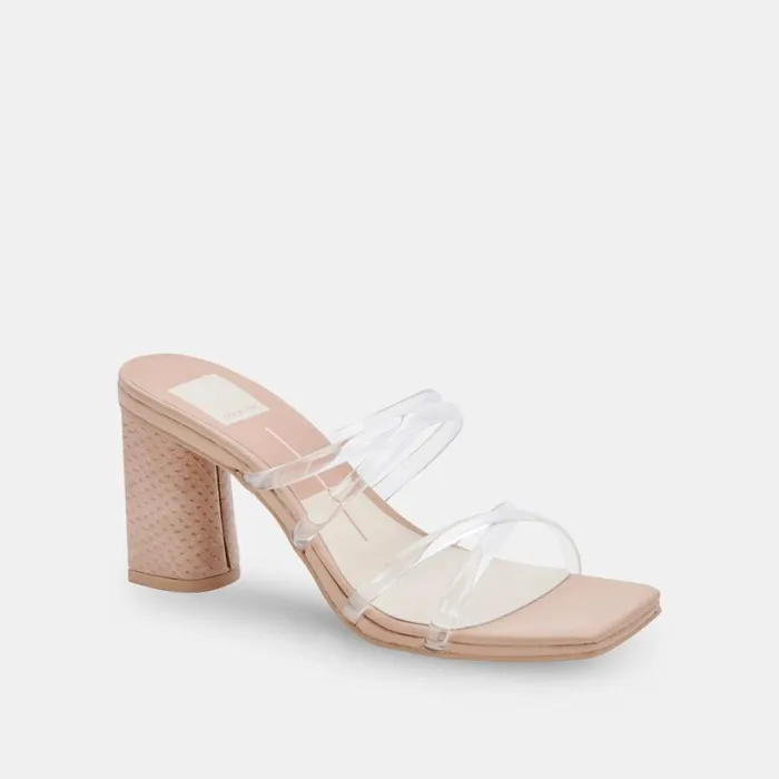 Patsi Wide Heels Crystal Vinyl Women Dolce Vita Heels