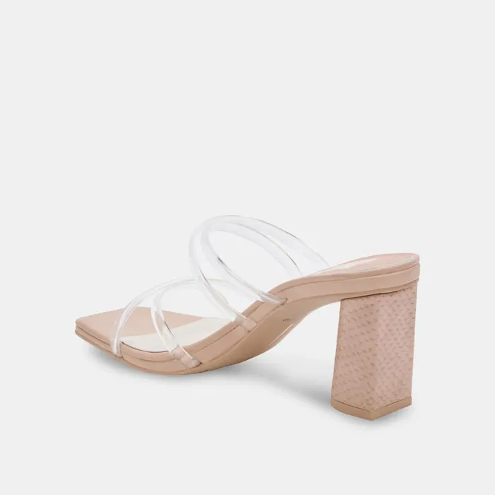 Patsi Wide Heels Crystal Vinyl Women Dolce Vita Heels