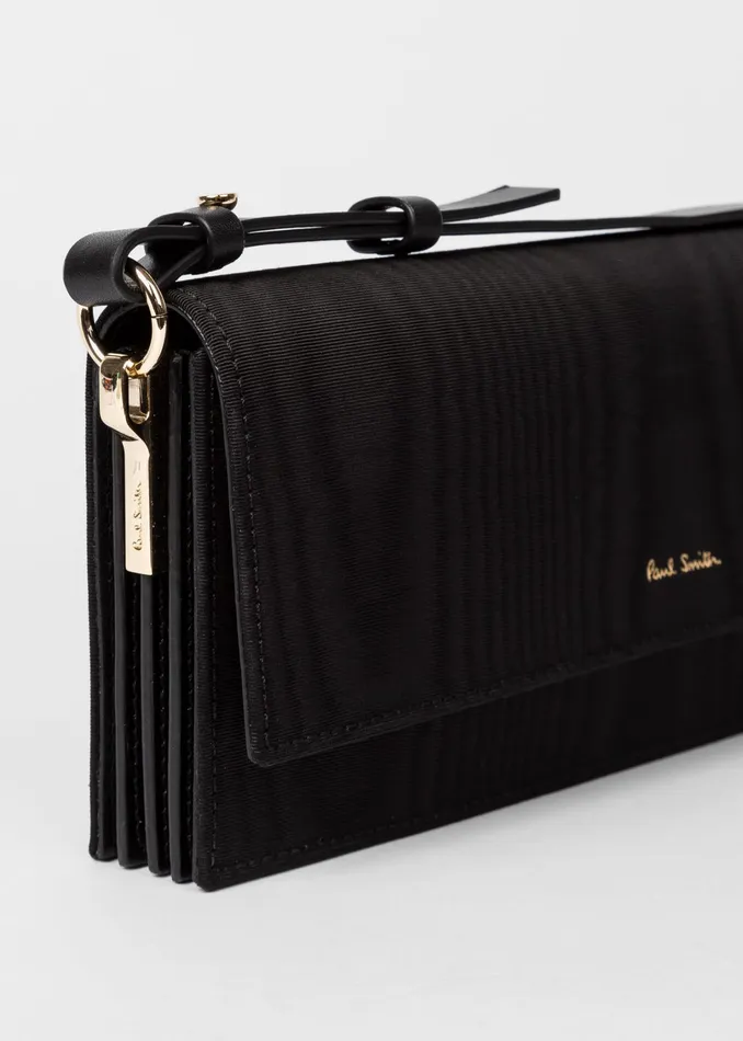 Paul Smith Bags Womens Black 039Concertina039 Tuxedo Clutch Black