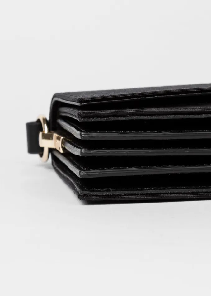 Paul Smith Bags Womens Black 039Concertina039 Tuxedo Clutch Black
