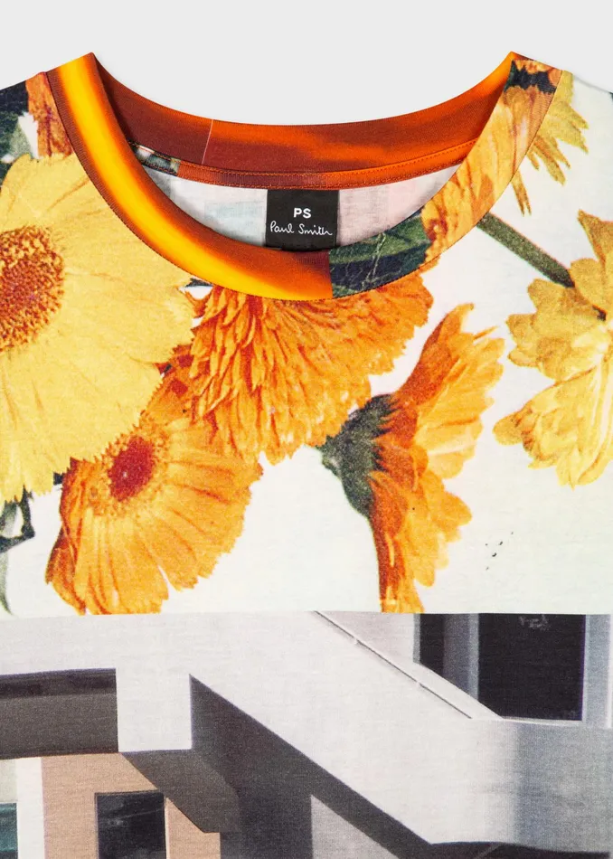 Paul Smith Dresses Womens Daydreaming Floral039 Print Jersey Dress Orange