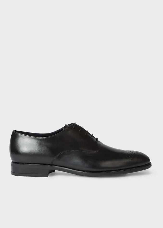 Paul Smith Oxford Shoes Mens Black Leather 039Guy039 Oxford Shoes Black