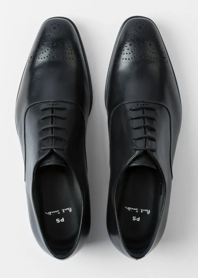 Paul Smith Oxford Shoes Mens Black Leather 039Guy039 Oxford Shoes Black